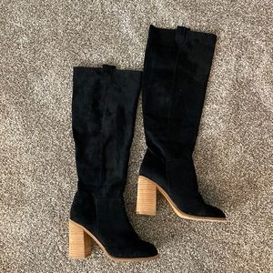 Knee High Black Winter Boots